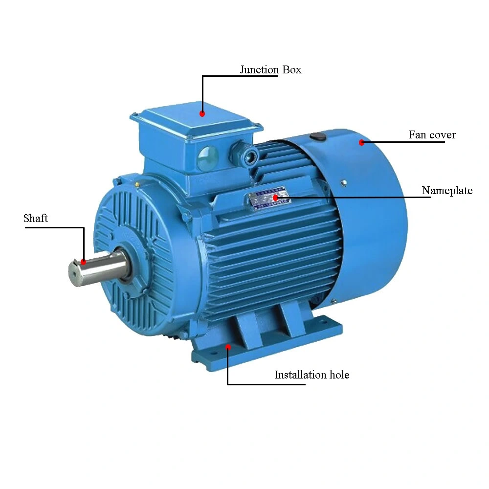 YE3 280kw 373.3HP Series High Effiency Three Phase Electric Motor